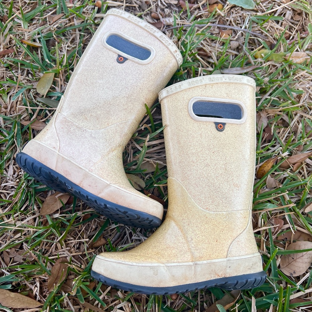 BOGS gold glitter rain boots toddler size 10 toddler kids girls waterproof